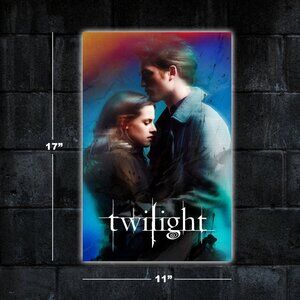 Twilight movie poster - 11x17 wall art print merch Edward Bella Robert Pattinson